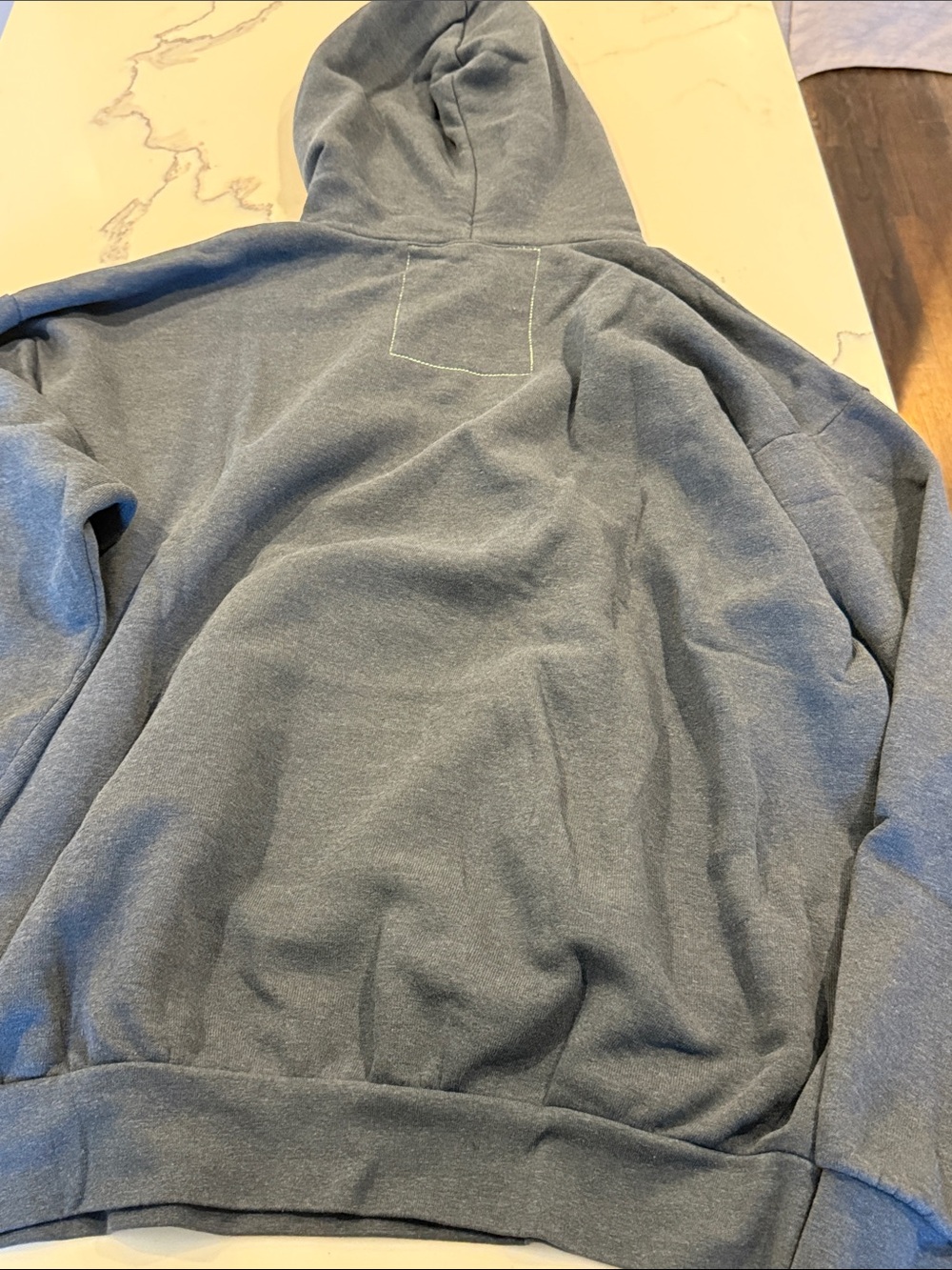 Aviator Nation Logo Pullover Relax Hoodie Charcoal L New - Picture 6 of 8